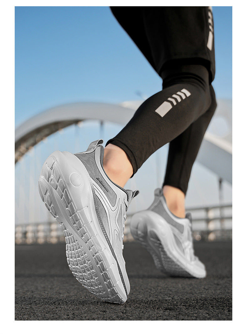 Spring New Fashion Versatile Lightweight Sports Shoes In Stock Hot Sale Casual Couple Shock Absorption High Elastic Running Shoes