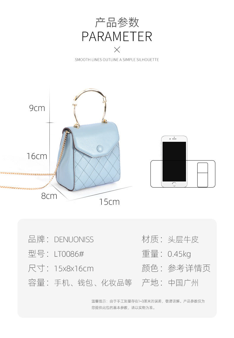 New Fashion Single Shoulder Bag for Women, Large Capacity Small Square Bag, Versatile Chain Handbag, Single Shoulder Crossbody Commuter Bag