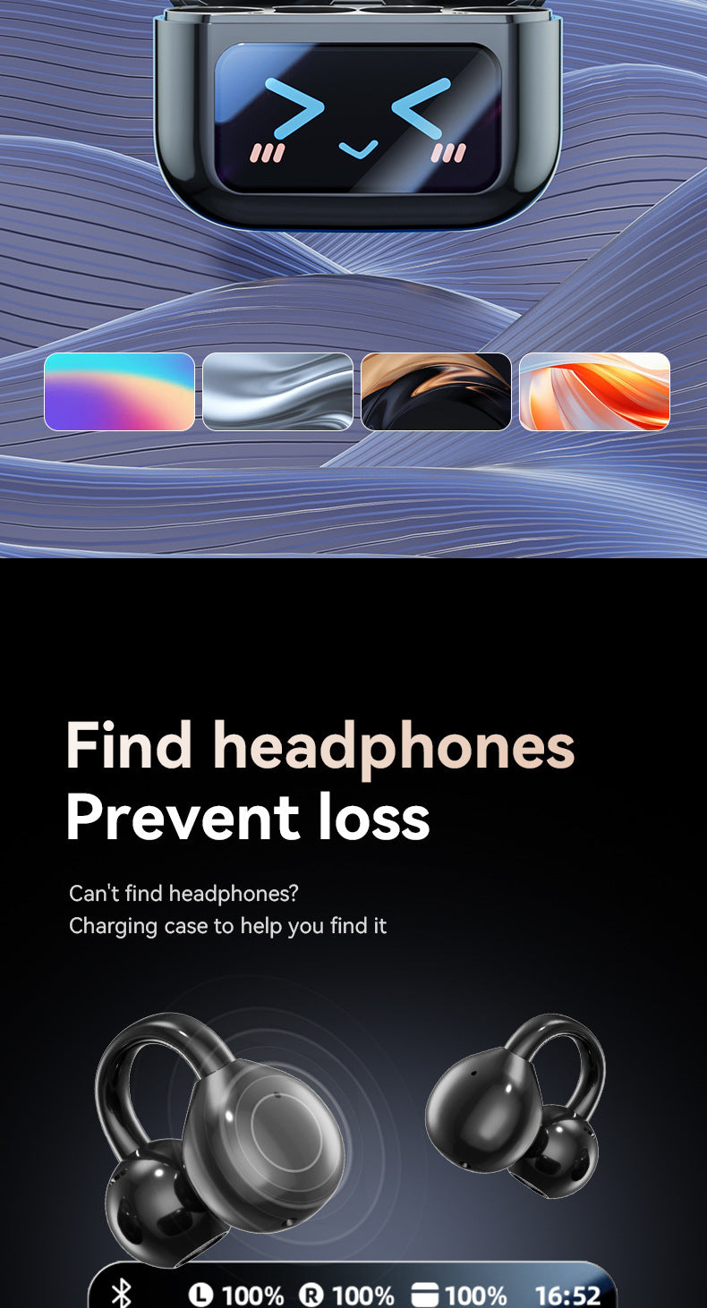 M100Hot-selling Popular Clip-on Touch Smart Color Screen High-Quality Bluetooth Earphones Wholesale from Factory Source