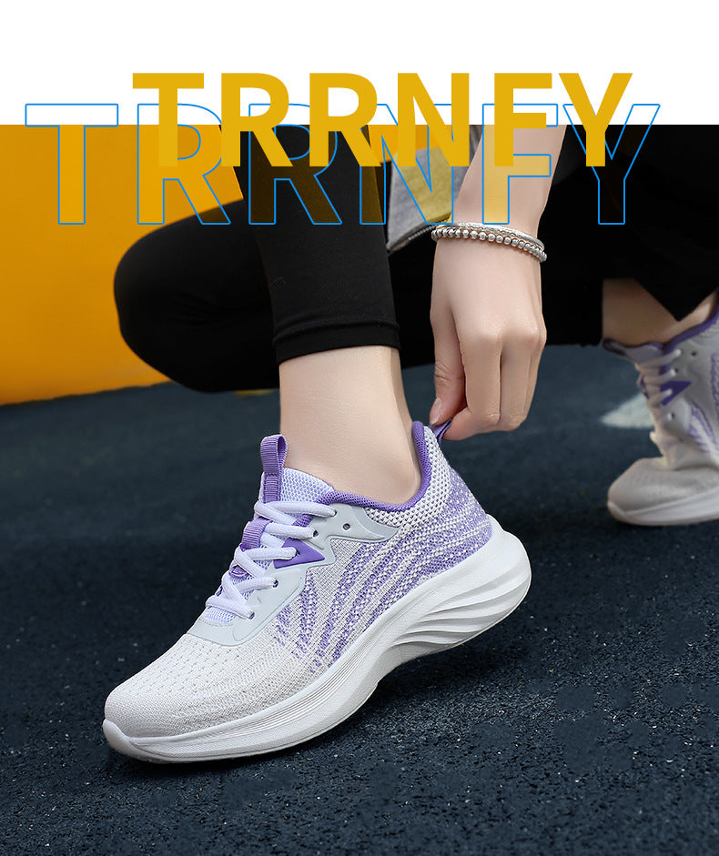 Plus Size Women's Shoes Mesh Breathable Sports Shoes Casual Shoes Lightweight Student Running Shoes Soft Sole Travel Shoes