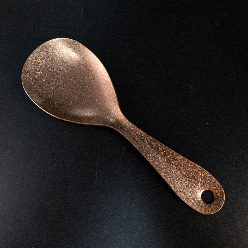 Pure Titanium Rice Spoon Ice Flower Household Hammered Texture Rice Serving Lightweight Spoon Creative High-Value Crystal Colorful Camping Outdoor