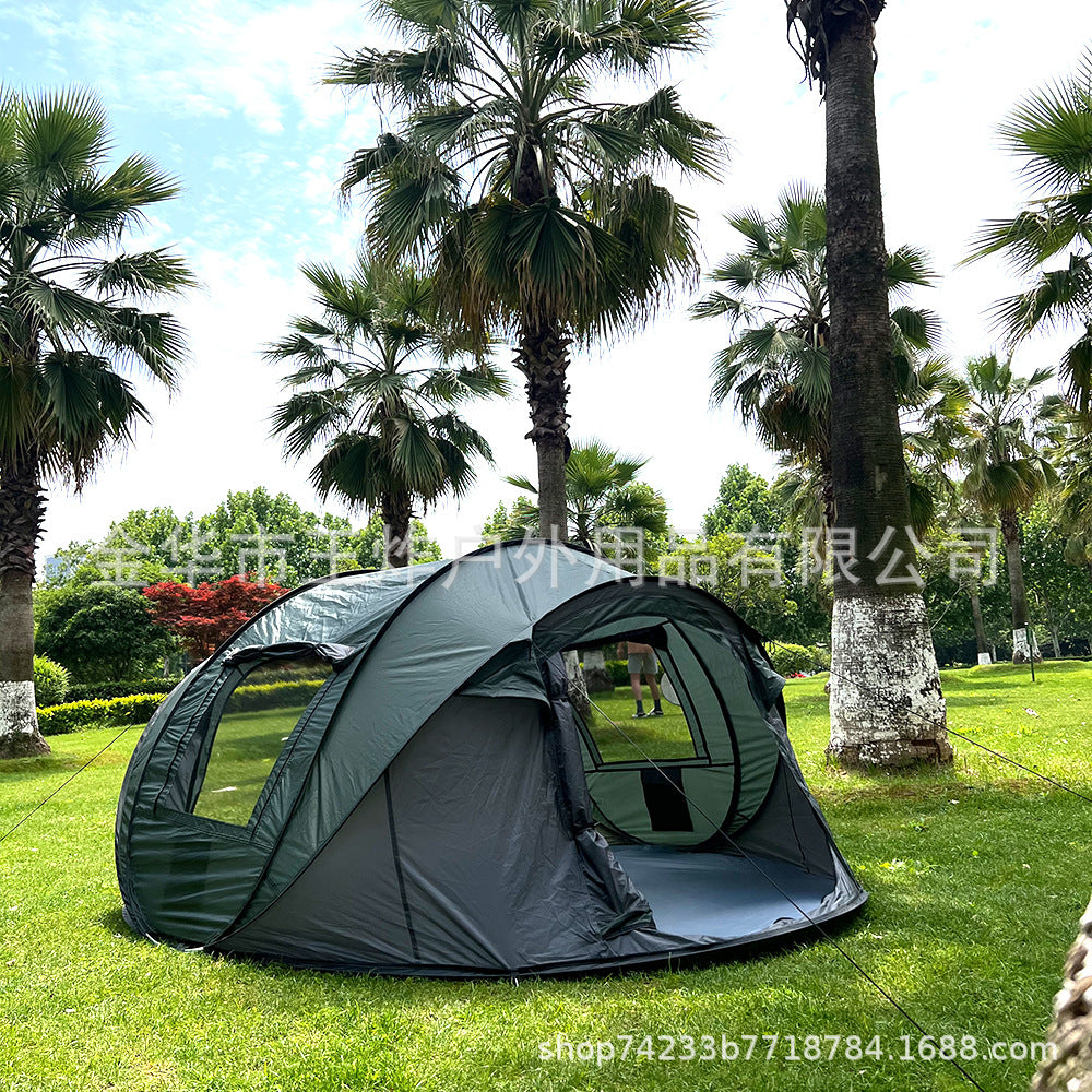 Hot-Selling Fully Automatic Hand-Pull Quick-Open Tent Travel Tent Camping Windproof Rainproof Sunproof Tent