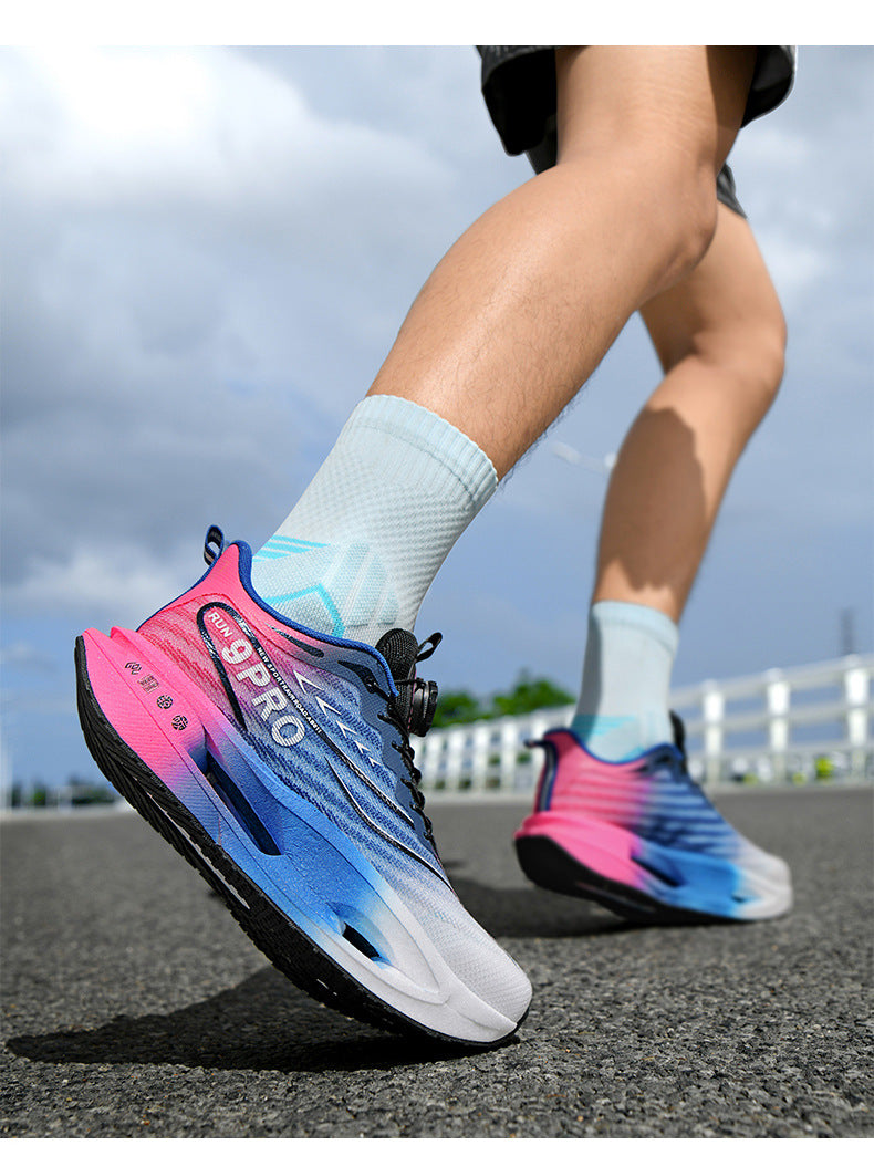 2025New Red Rabbit9pro Running Shoes Fashion Casual Carbon Plate Racing Running Shoes Double Layer Mesh Ultra Light Sports Shoes