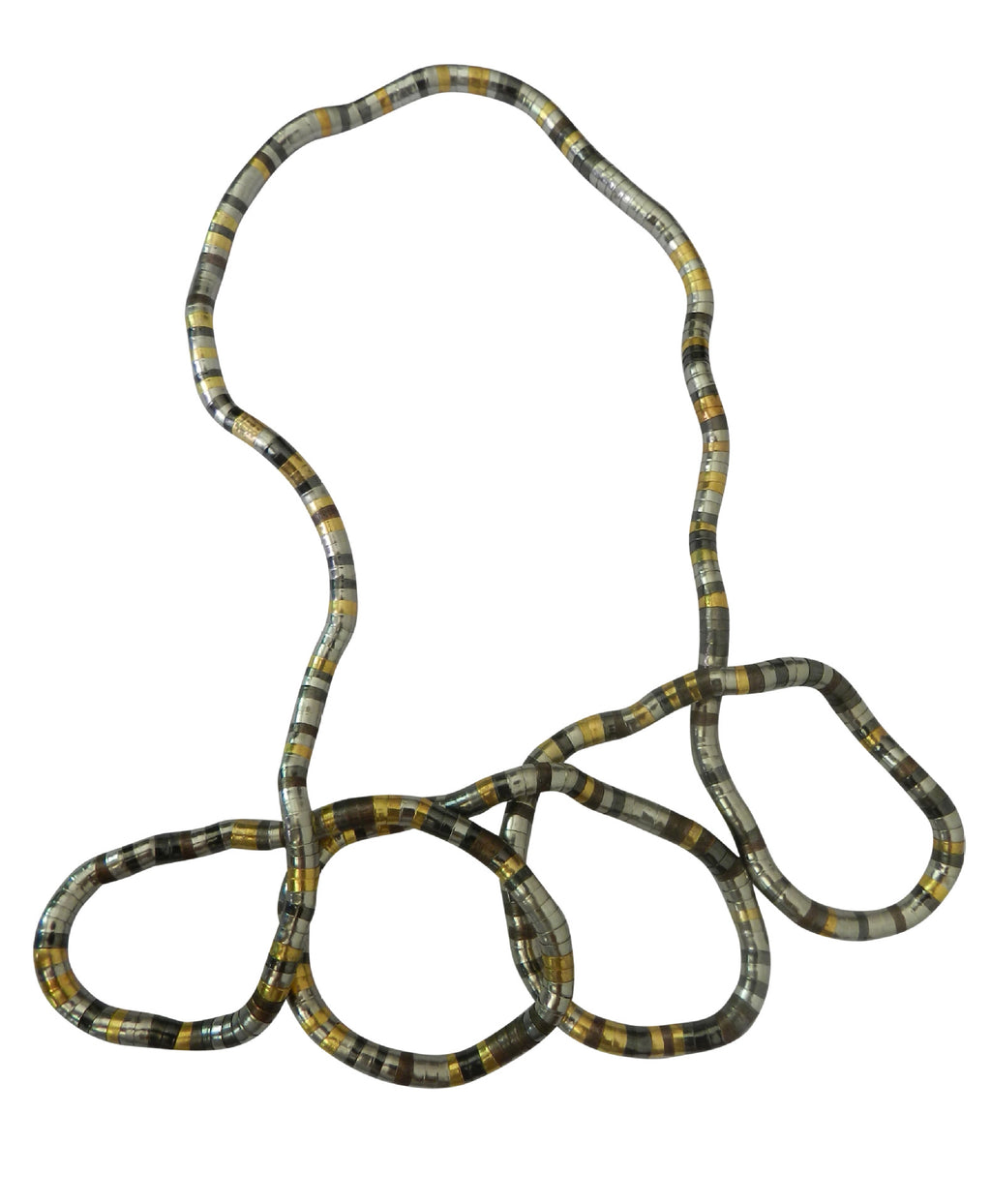 Europe and America choker Alloy Necklace for Women Snake Year Gift Jewelry Snake Bone Chain Freely Bendable Snake Shape Necklace