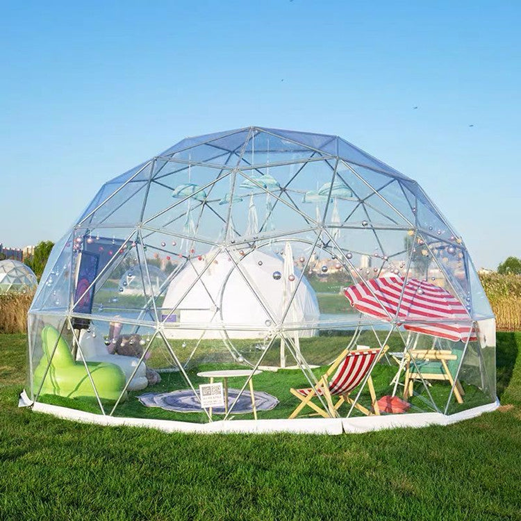 4Transparent Tent Hotel Scenic Spot Dome Starry Sky Tent Camp Round Ball-shaped Famous Accommodation Bubble House Starry Sky Room