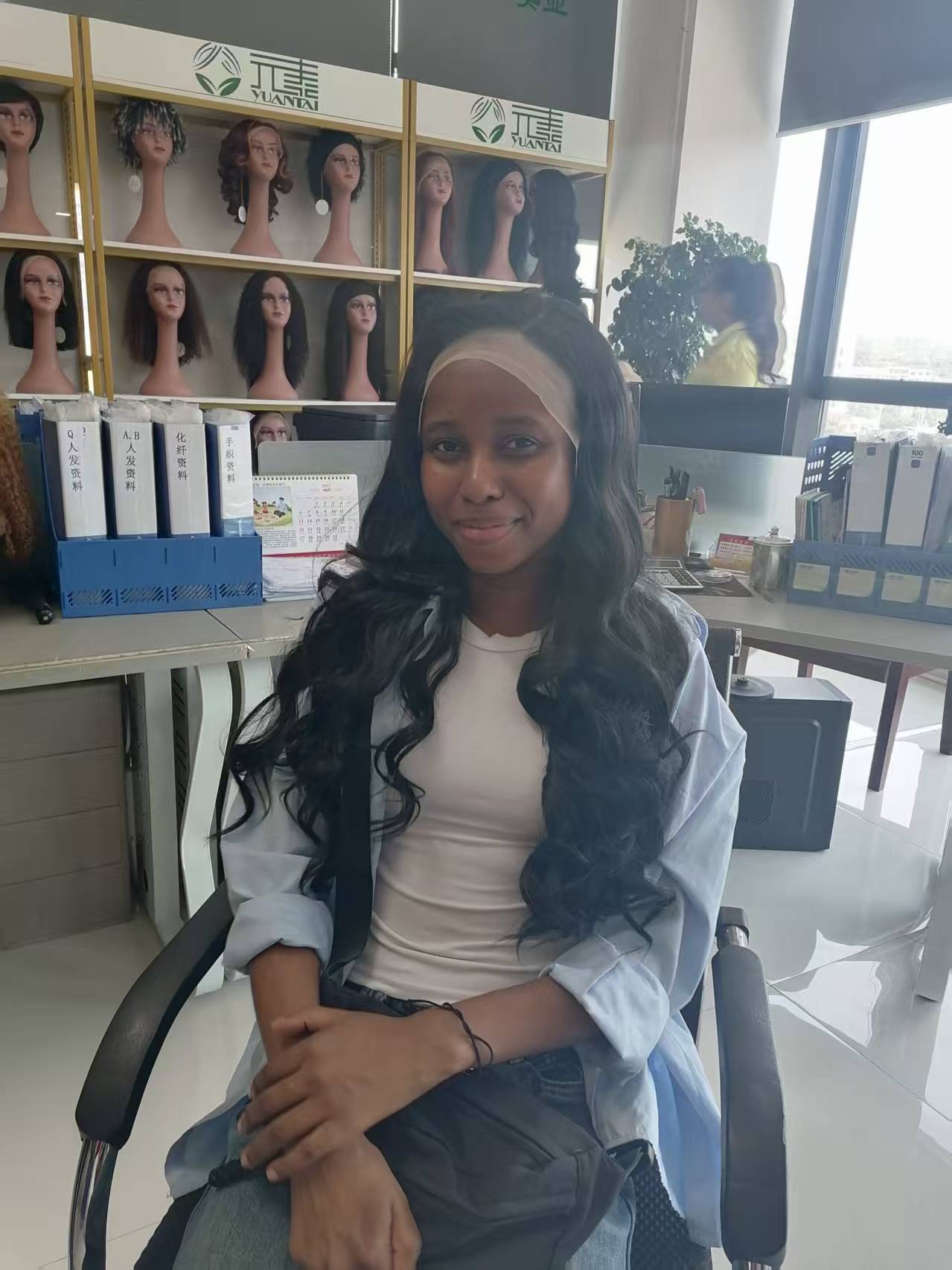 13*4 Lace Front 28 inch Long Black Wavy Hair Wig