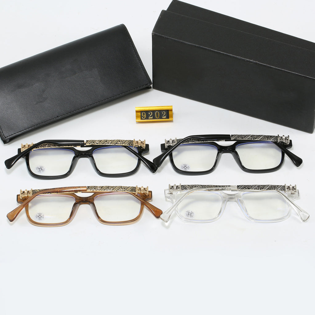 New European and American Hot-Selling Kroha High-End Flat Glasses Designer Eyewear Unisex Driving Street Photography9202