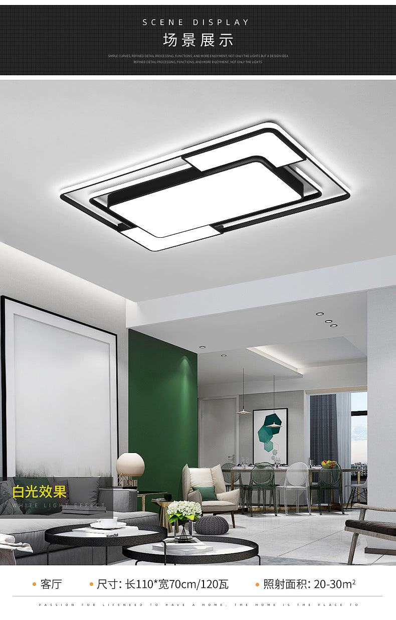 Lighting Full House Package Ceiling Light Set led Modern Minimalist Living Room Lamp Elegant Home Iron Art Master Bedroom Lamp