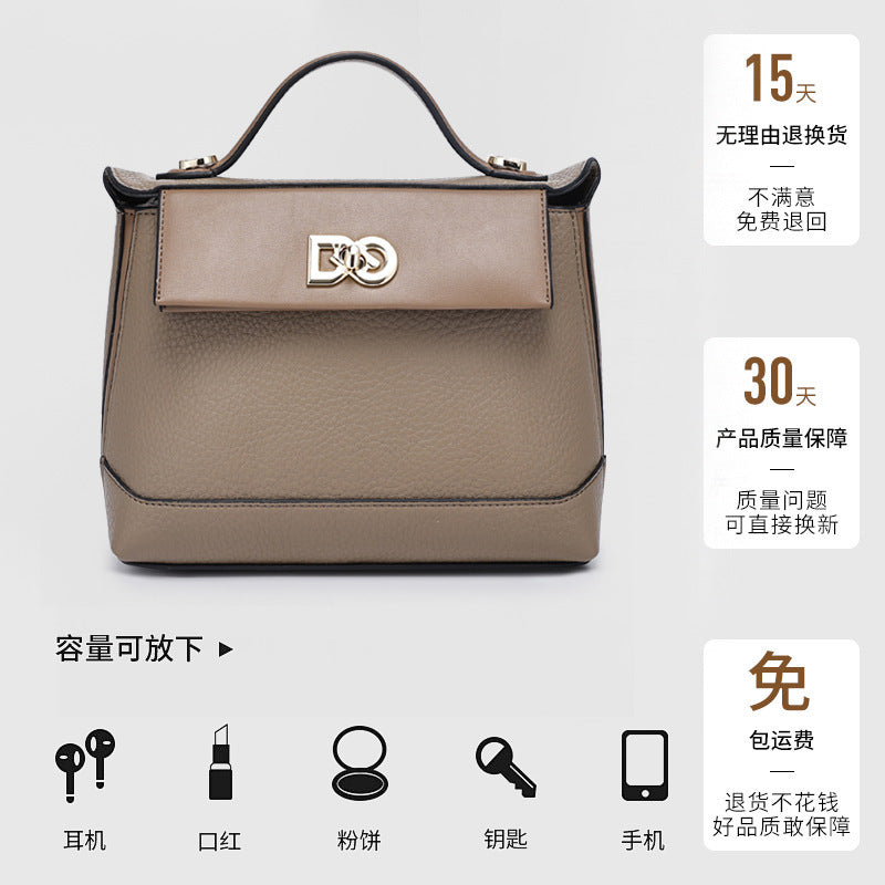 European and American Retro Dumpling Handbag Large Capacity Fashion Women's Bag Light Luxury High-end Kelly Bag Versatile Shoulder Bag for Women