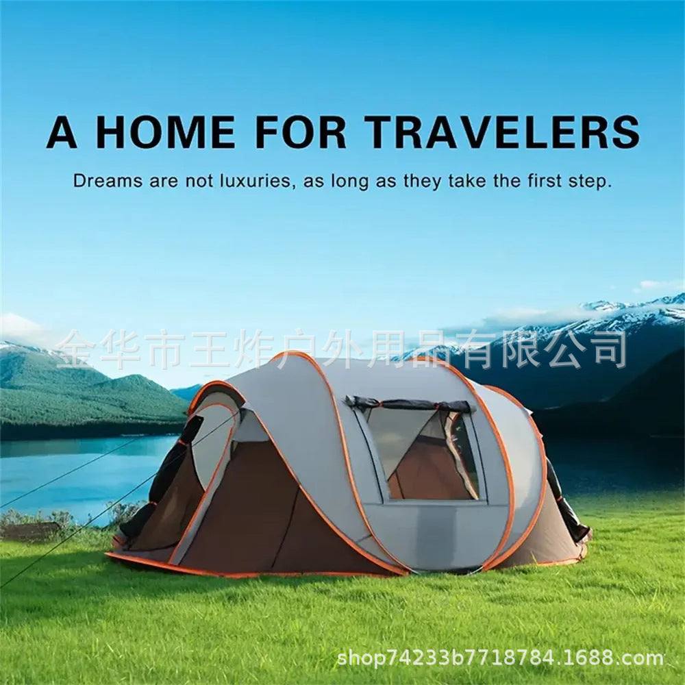Fully Automatic Hand Throw Quick Open Tent Indoor Children's Tent Camping Windproof Rainproof Sunproof Tent