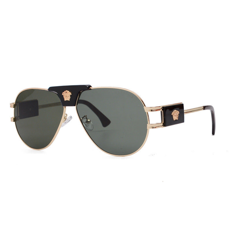 Unisex Toad Sunglasses European and American Style Glasses Beauty Head Sunglasses Internet Celebrity Light Luxury Classic Sunglasses Trendy V88051