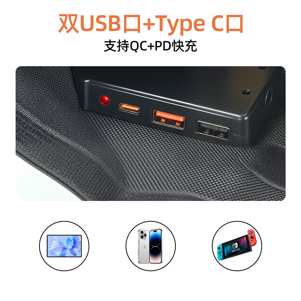 30W Solar Folding Bag Charging Bag Solar Panel5V Fast Charge Mobile Phone USB Charger