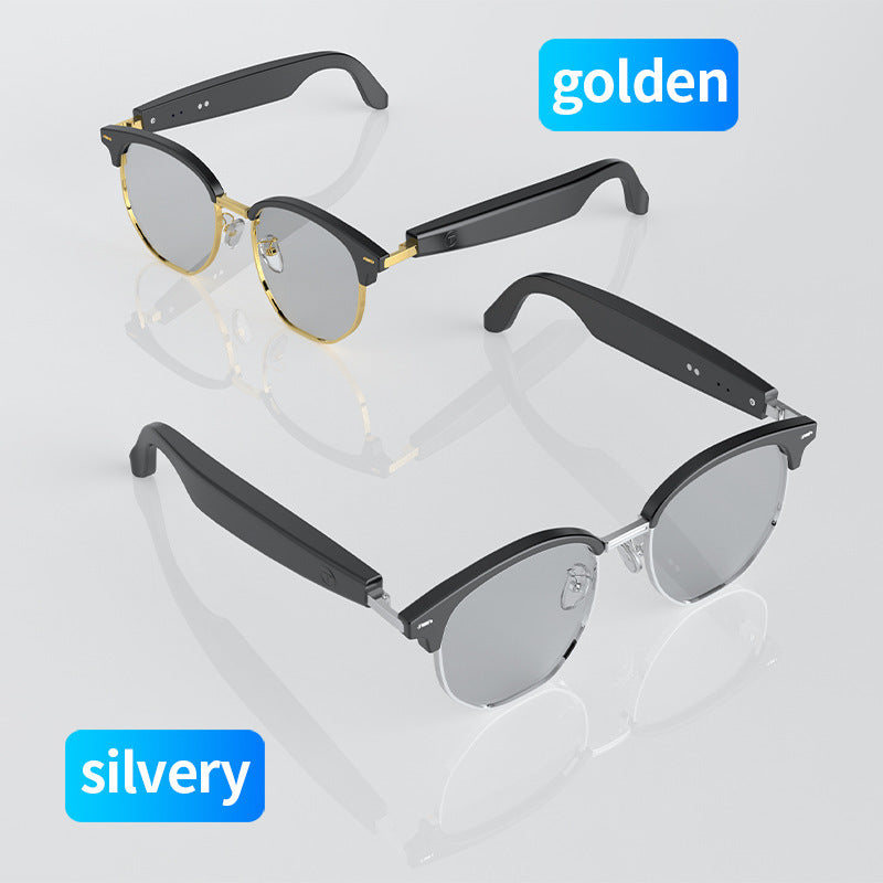 【AI Translation】Smart Bluetooth Glasses GS16Driving, Talking, Listening to Music, Exercising, Making Calls, Navigation, Color-Changing Glasses