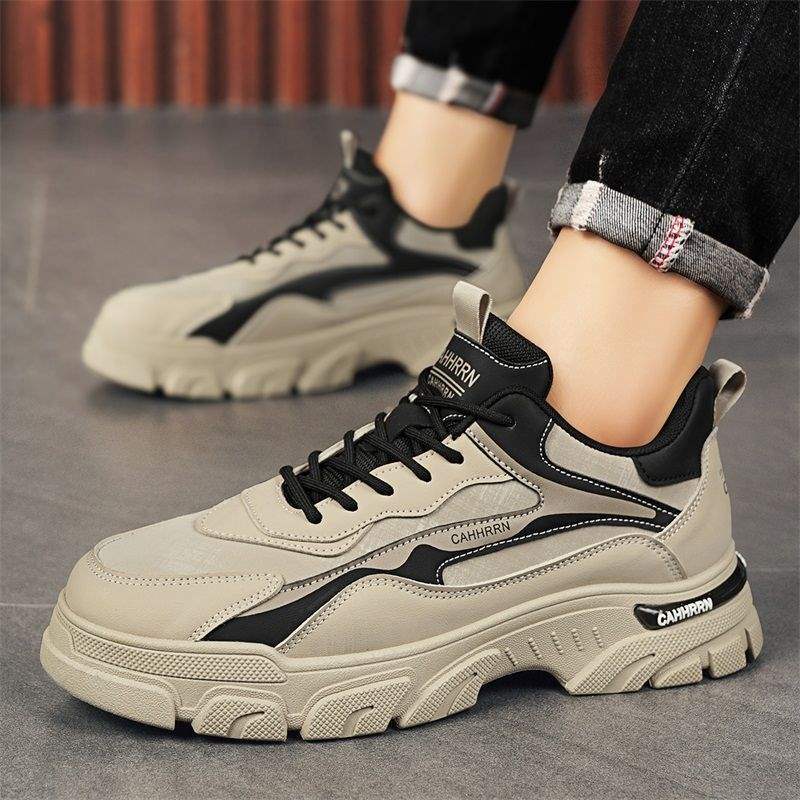 Men's Shoes2025Autumn New Men's Workwear Low-top Casual Martin Boots Men's Outdoor Sports Waterproof Workwear Shoes