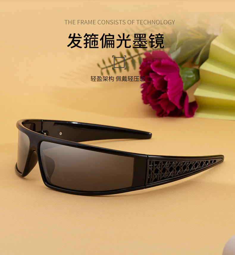 2025New Headband Sunglasses Polarized Windproof Glasses Headband 2-in-1 Sunshade Sun Protection Outdoor Sports Sunglasses