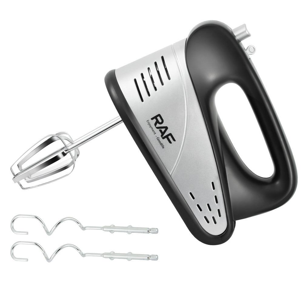 RAF European Standard5Electric Egg Beater Household Handheld High-Power Egg Mixer Dough Kneading Baking Blender R6660