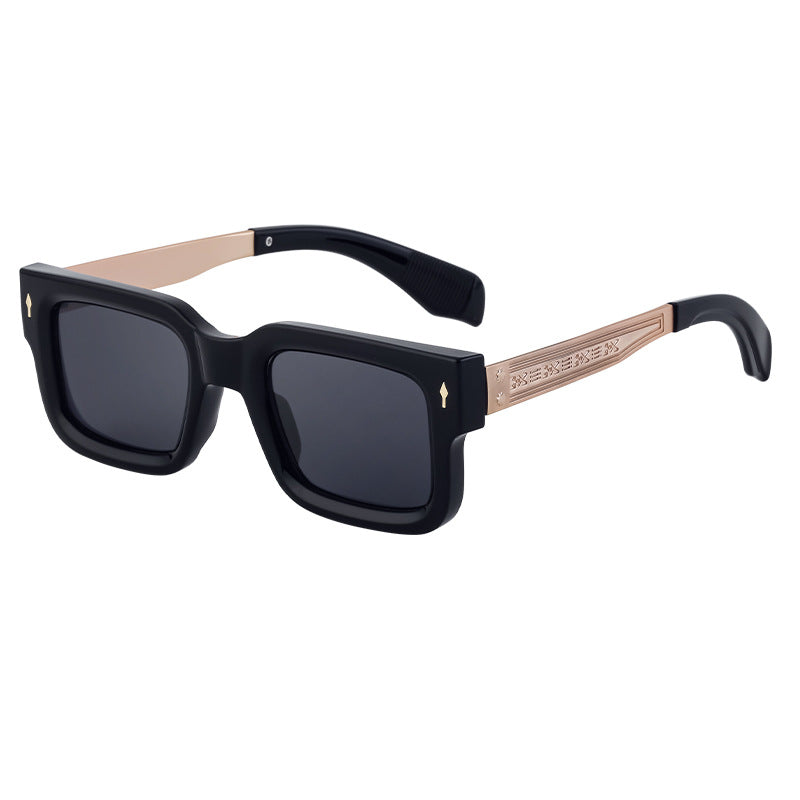 Retro Small Square Frame Men's Sunglasses Personality Street Style Sunglasses High-end Driving Glasses sunglasses