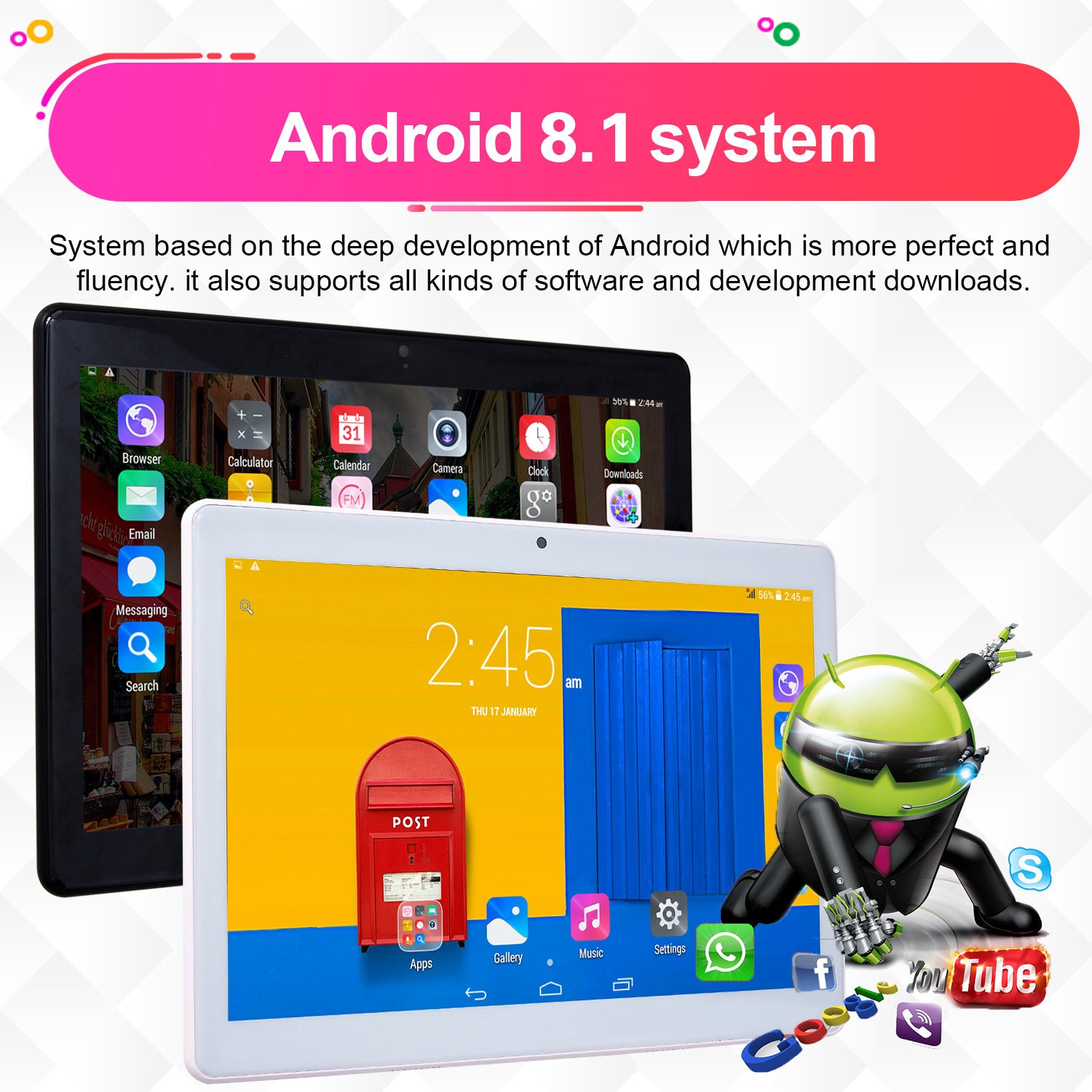 Smart Tablet S10New10.1inch children's learning tablet with eight cores IPS In-stock HD Screen