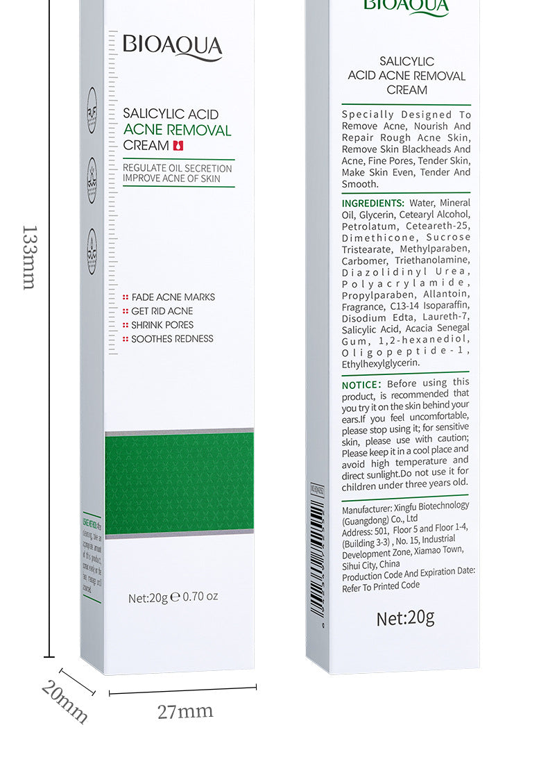 Full English Cream BIOAOUA Salicylic Acid Moisturizing Hydrating Fading Acne Marks  Wholesale