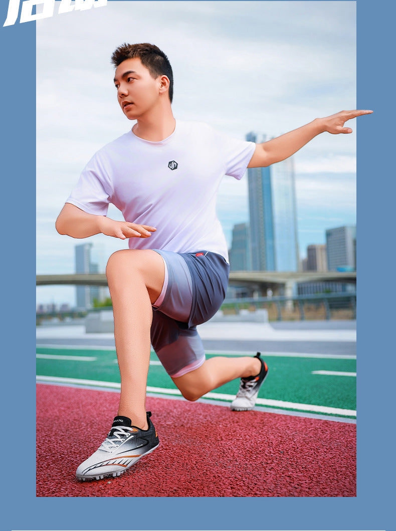 8Mesh Surface Sprint Shoes Track and Field Triple Jump Competition Training Shoes Unisex Sports Shoes for Middle School Entrance Exam All-around Sports Shoes