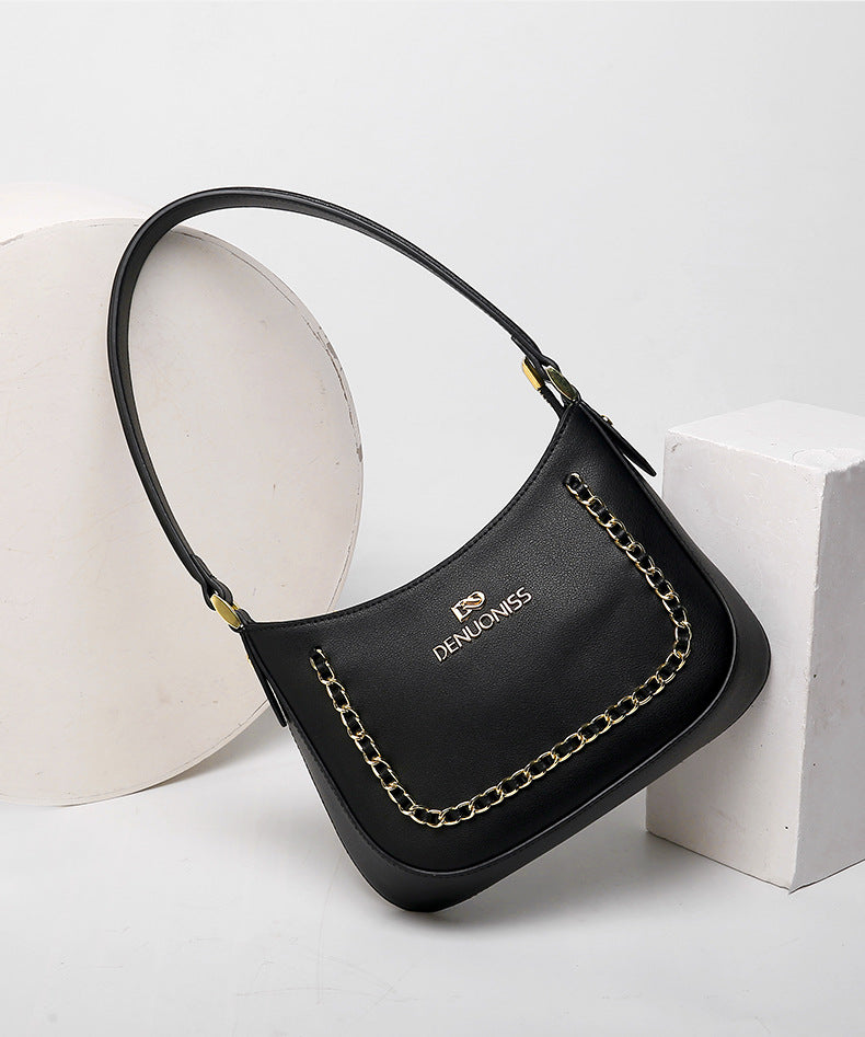 Women's Bag2021Autumn New Underarm Saddle Bag Korean Style Trendy Fashionable Unique Stylish Single Shoulder Women's Bag