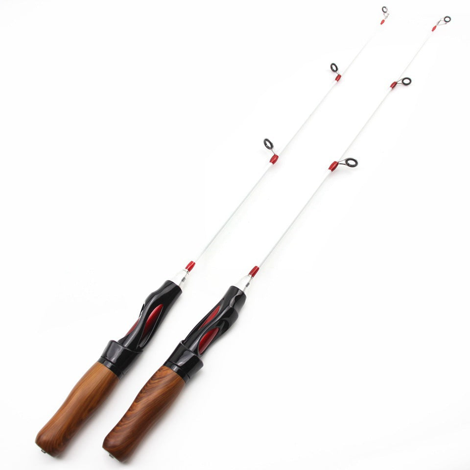 One Piece Ice Fishing Rod Winter Fishing Rod Shrimp Rod Raft Rod Boat Rod Fishing Rod Spinning Reel Fishing Gear Set