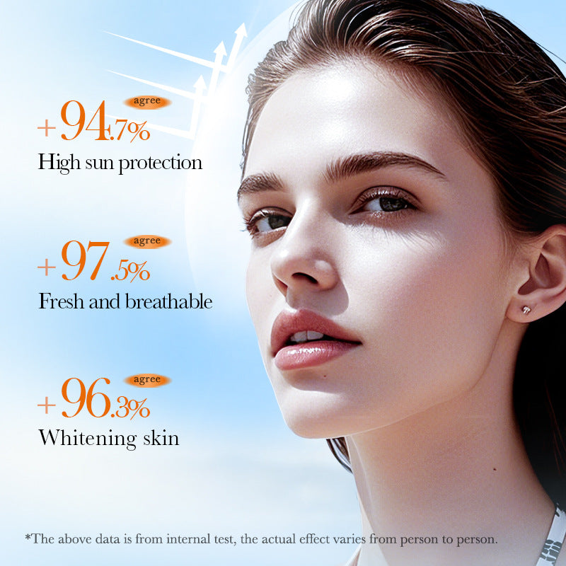 Cross-border Snail Whitening Sunscreen60g Restructured Collagen Hydrating Moisturizing Sunscreen Cream Export Manufacturer Wholesale