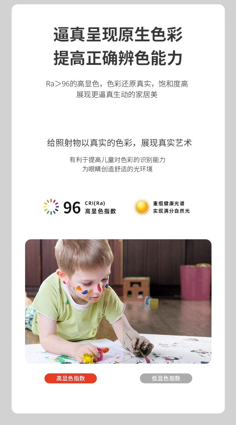 2025New Cream Style Bedroom Ceiling Light Eye Protection Full Spectrum Modern Minimalist Main Light Study Room Light