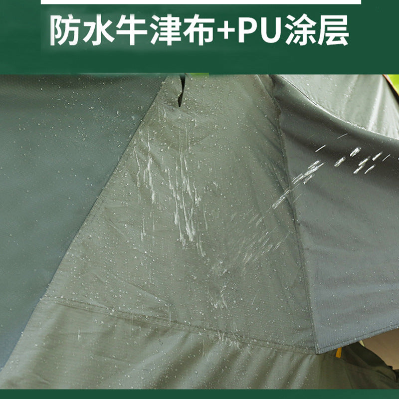 Large Space Triangular Roof Tent3-5Outdoor Camping Automatic Soft Top Car Tent Quick Open Rainproof