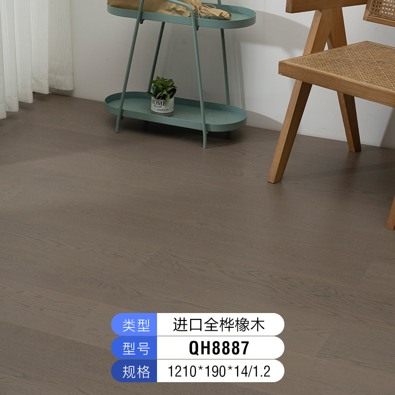 Oak Black Walnut Full Birch Base Material Multi-layer Solid Wood Composite Flooring Wear-resistant Medieval Style Song Dynasty Aesthetics ENF Environmental Protection