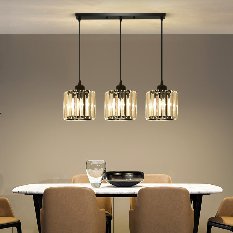 Restaurant Pendant Light Three-Head Modern Minimalist Bar Creative Dining Table Bedroom Unique Living Room Dining Room Grand Nordic Lighting