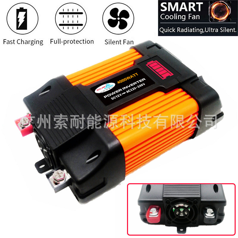 Vehicle Inverter300W/500W 12V Turn110V 220V Battery Level Indicator inverter