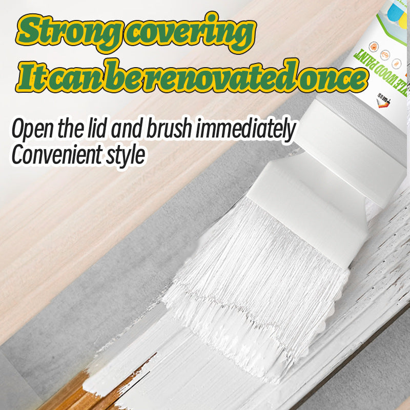 Wooden Brush Paint Solid Wood Cabinet Table Chair Water-Based Coating Door Window Furniture Renovation Color Change Latex Paint Oil Paint