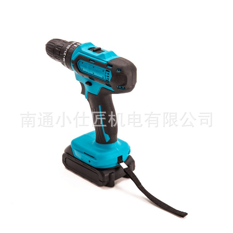 21v Cordless Drill Rechargeable Small Household Electric Screwdriver Pistol Drill Lithium Battery Tool Multi-Function Drilling Drill