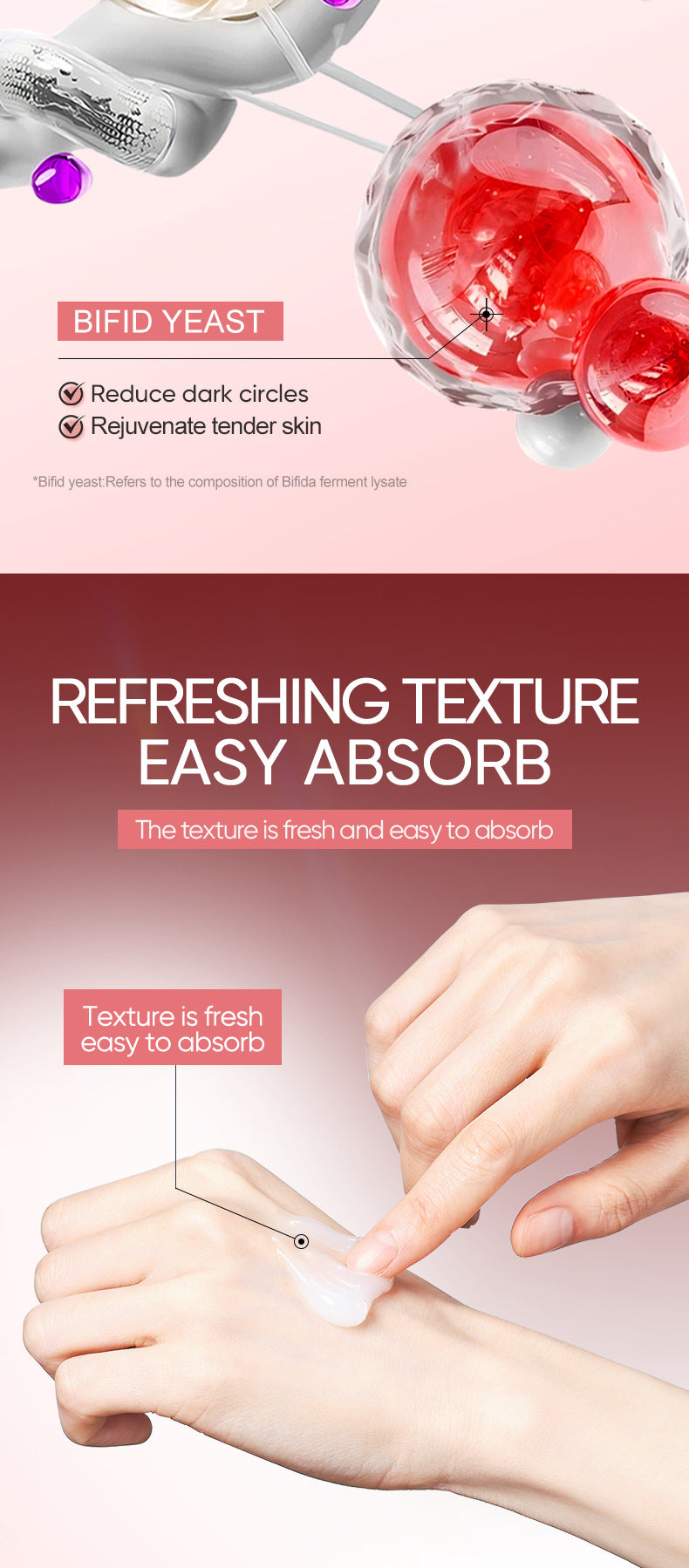 烟酰胺焕肤眼霜 BIOAOUA 保湿眼霜 跨境批发