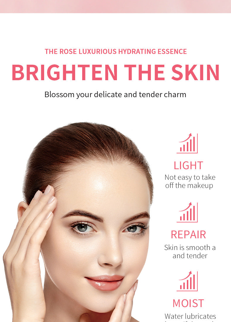 Full English Plant Essence Serum SADOER Aloe Vera Rose Chamomile Hydrating Moisturizing  Foreign Trade Wholesale