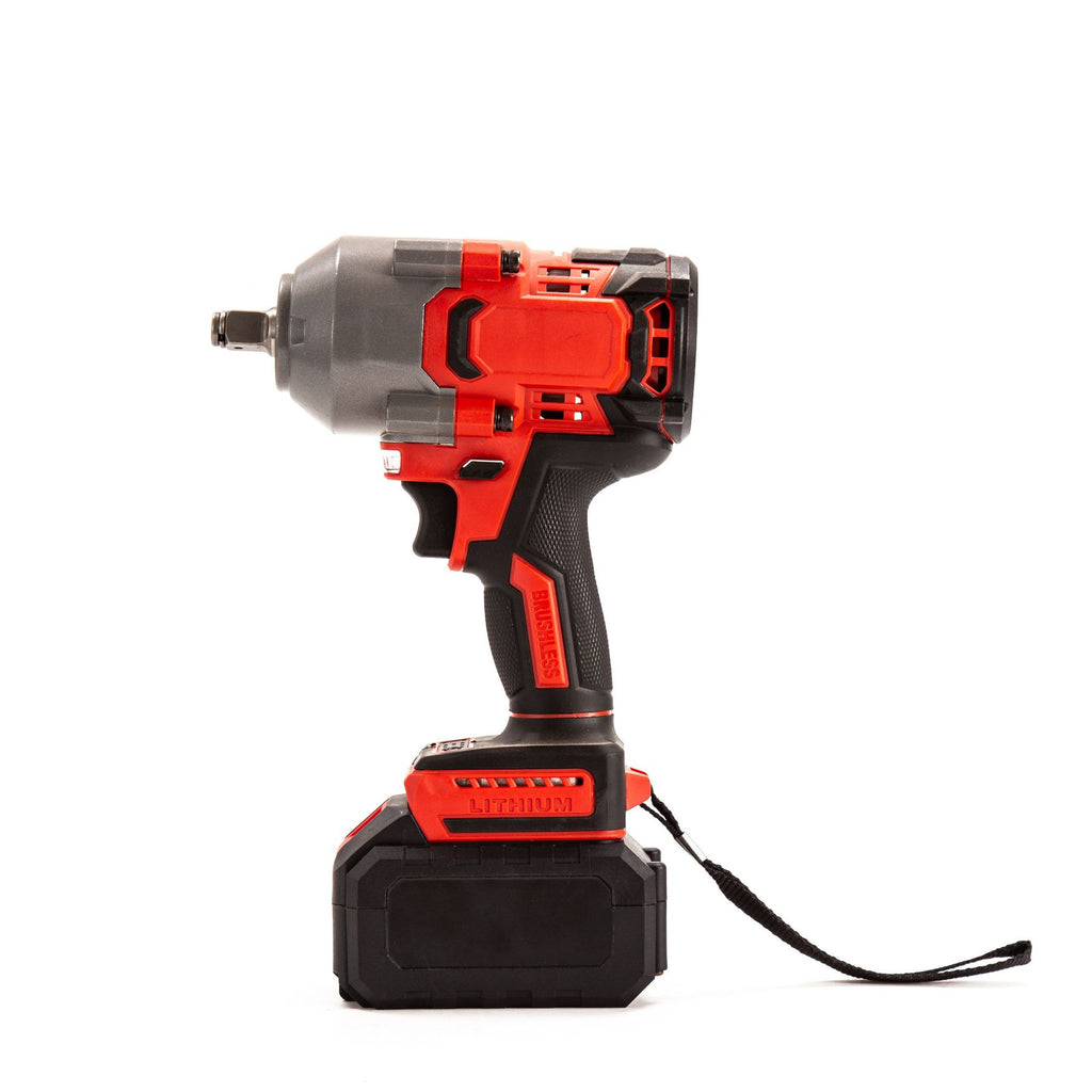 High Power High Torque Electric Wrench Multi-Function Lithium Battery Wrench Auto Repair Air Gun Brushless Impact