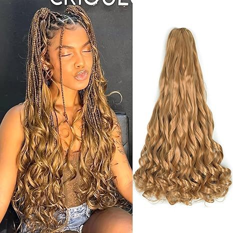 European and American Cross-Border Wig Braids Big Wave Curls French Curl Loose Wave Crochet Hair