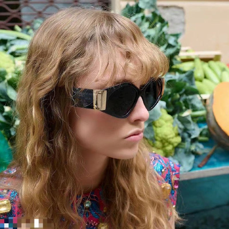 European and American style sunglasses for women trendy high-end feel ins Trendy Fashion Sunglasses for Women Wholesale sunglasses