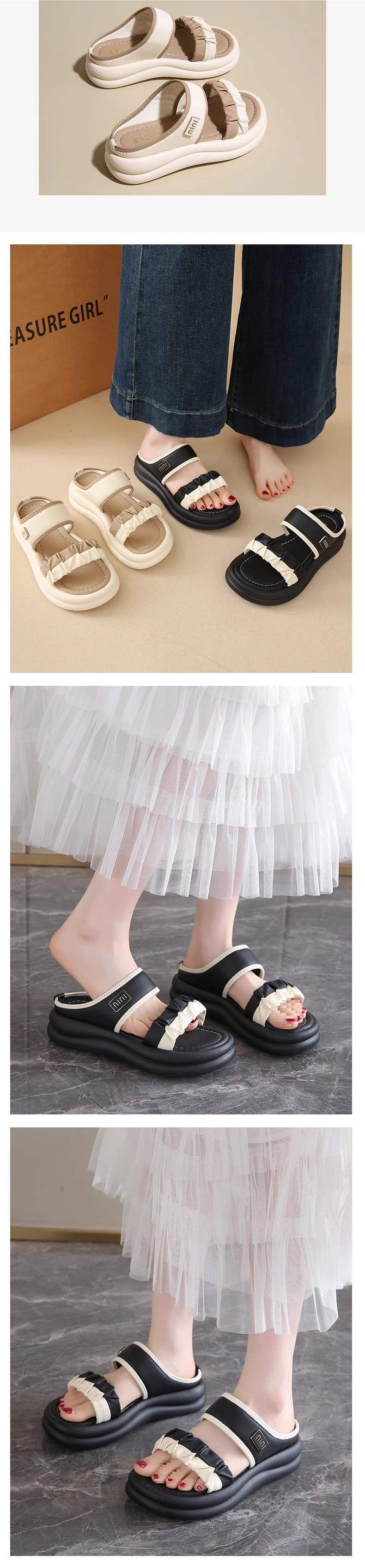 Women's French-style Sandals to Match Dress2025New Summer Versatile Open-Toe Sandals for Outdoor Wear