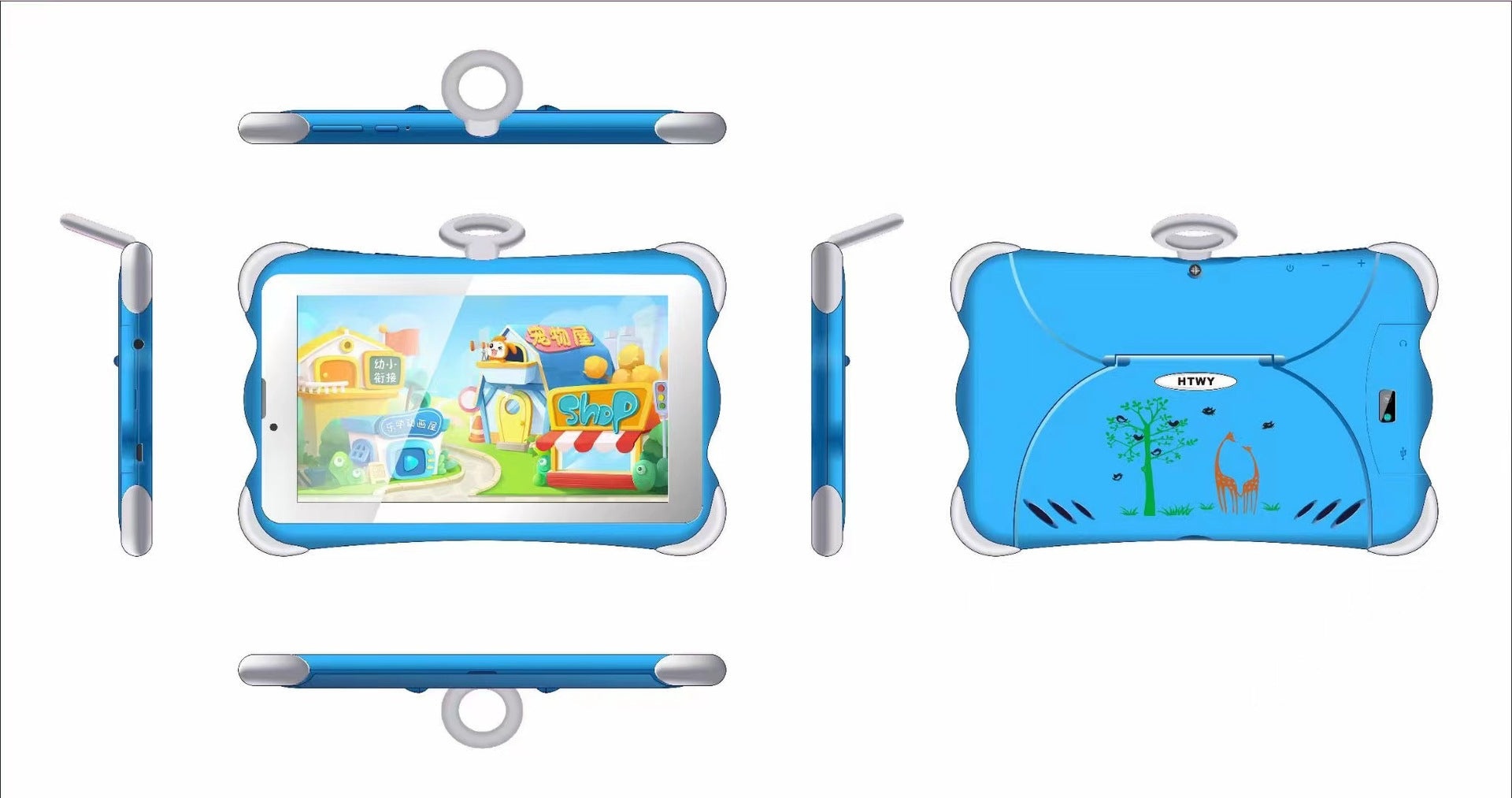 7 Inch Kids Tablet Children Learning Machine Android Call Tablet