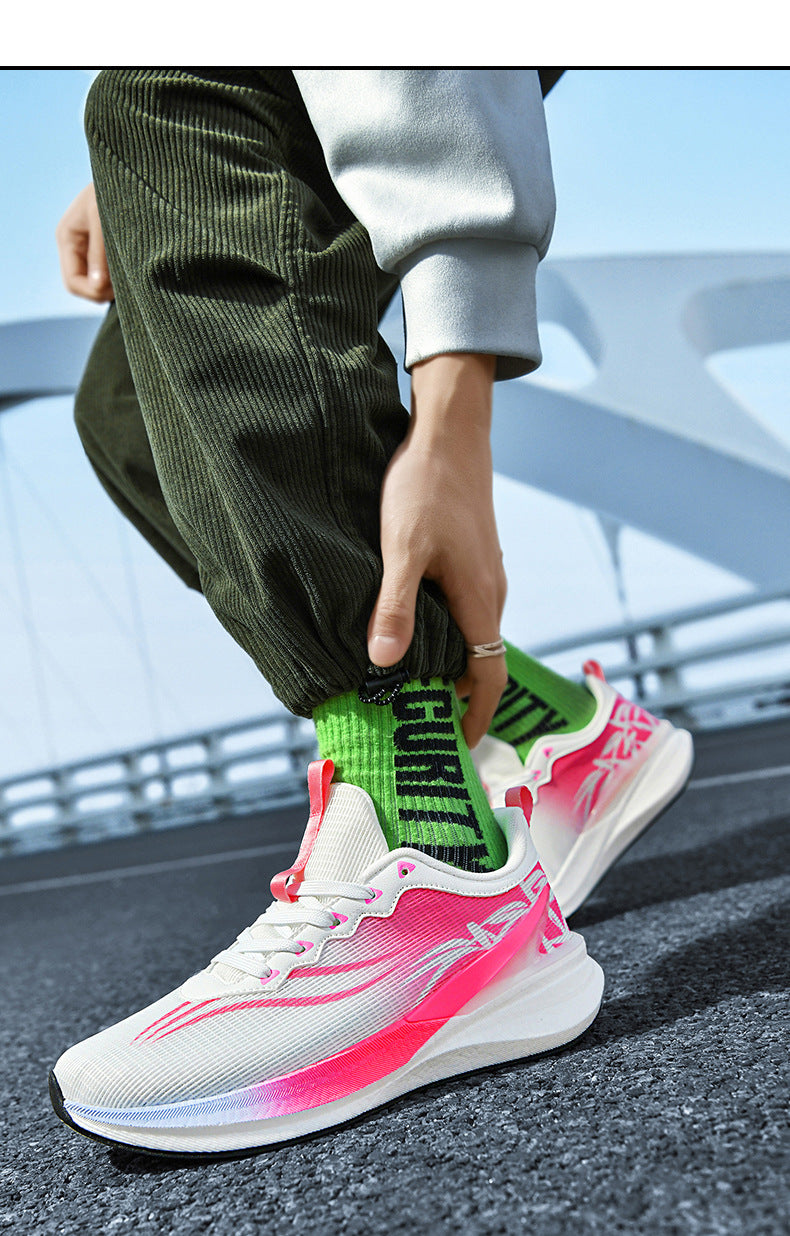 Red Rabbit8pro Rebound Cushioning Carbon Plate Running Shoes Mesh Breathable Non-Slip Sports Shoes Fashion Casual Racing Running Shoes