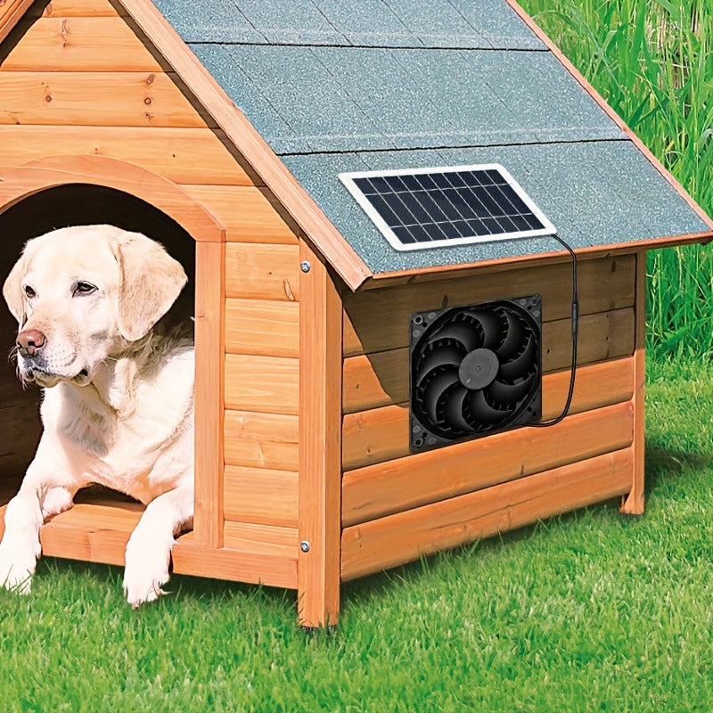 Direct Sales Solar Panel Exhaust Fan Portable Energy-Saving Solar Exhaust Fan Chicken House Deodorization Exhaust Ventilation