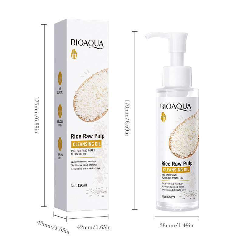 BIOAOUA Rice Puree Pore Clearing Cleansing Oil Makeup Remover Oil  Wholesale