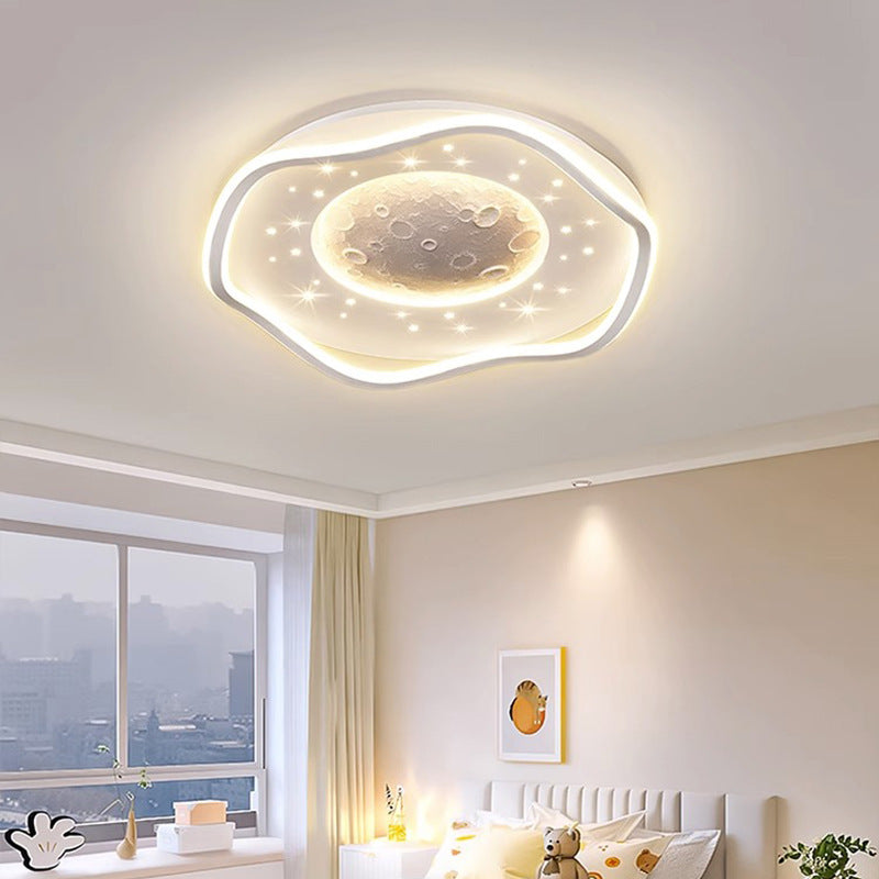 Minimalist Personalized Ceiling Light Round Bedroom Lamp2025New Modern Minimalist Designer Internet Celebrity ins Study Room Lamp