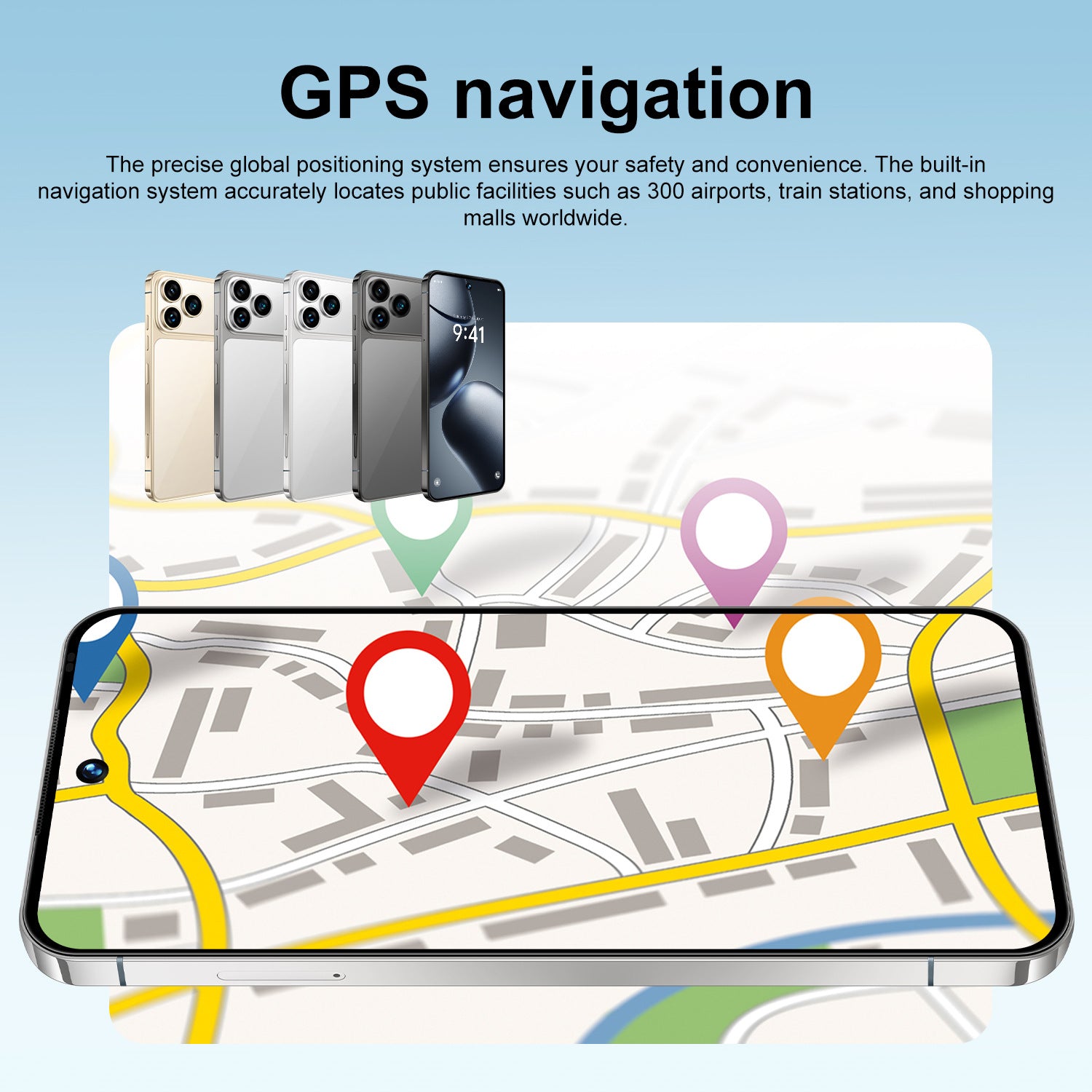 Hot Sale i17 Pro Max Android Smartphone16+1T Factory Direct Sales Mobile Phones