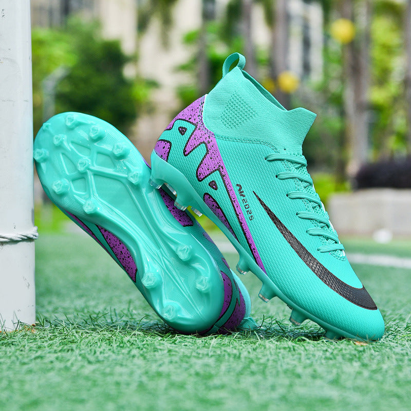 Assassin15Men's Football Shoes for Primary and Secondary School Students and Teenagers AG Spike tf Broken Nail Adult Competition Training Shoes