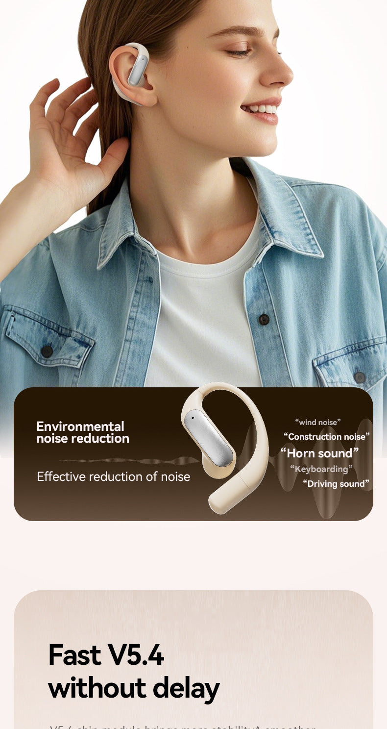 2025Popular M122New AI Translation Private Model Noise Cancelling Ultra-Long Battery Life Over-Ear Wireless Bluetooth Earphones