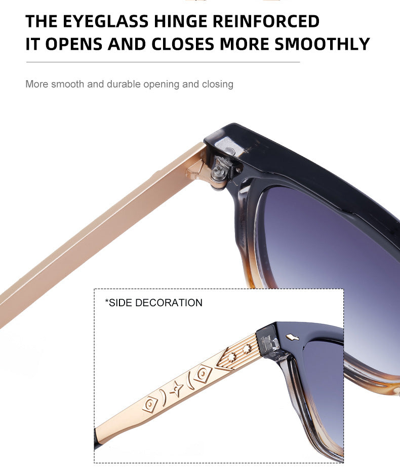 Square Frame Retro Sunglasses for Men, Sun Protection, Driving Special, High-End Outdoor Glasses Wholesale shades