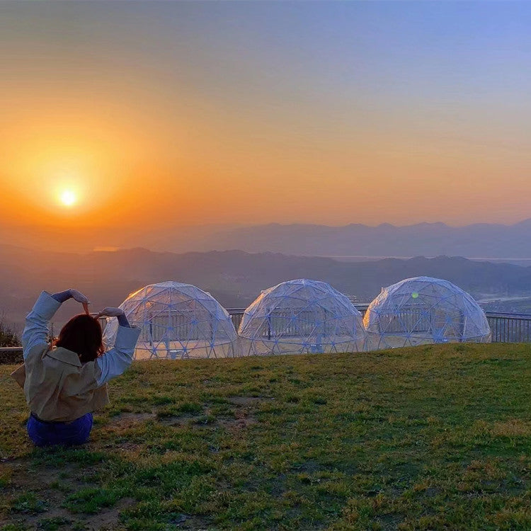 4Transparent Tent Hotel Scenic Spot Dome Starry Sky Tent Camp Round Ball-shaped Famous Accommodation Bubble House Starry Sky Room